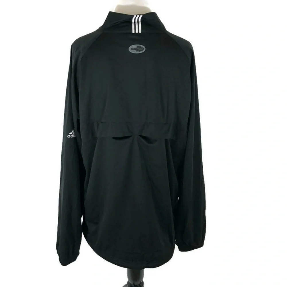 Adidas Men's M Medium Climaproof Wind-Breaker NWOT Lightweight Black